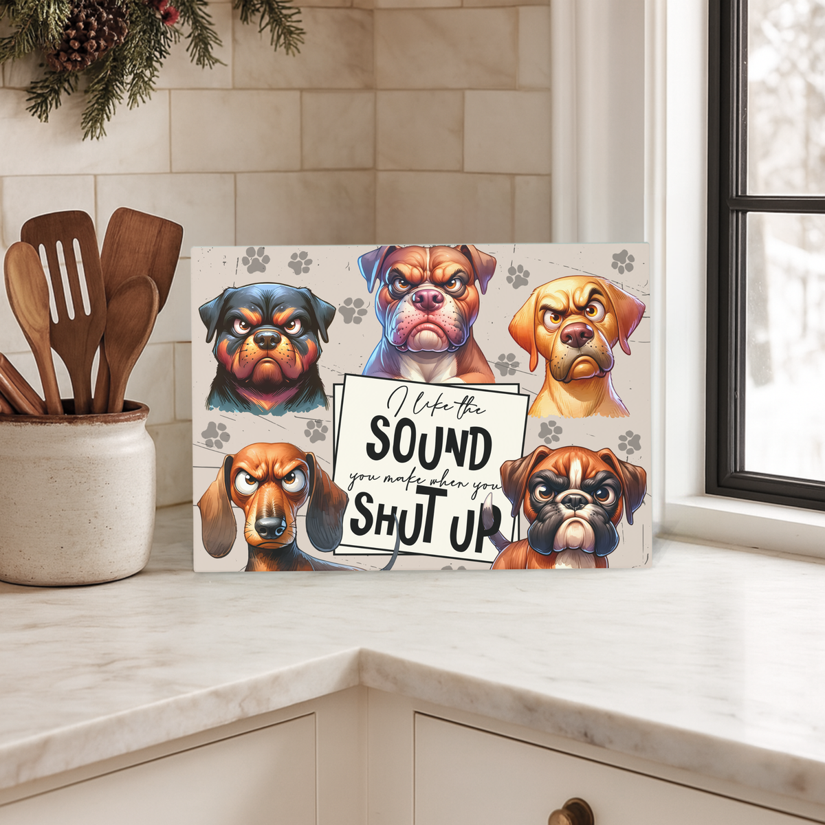 Dogs Chopping Board