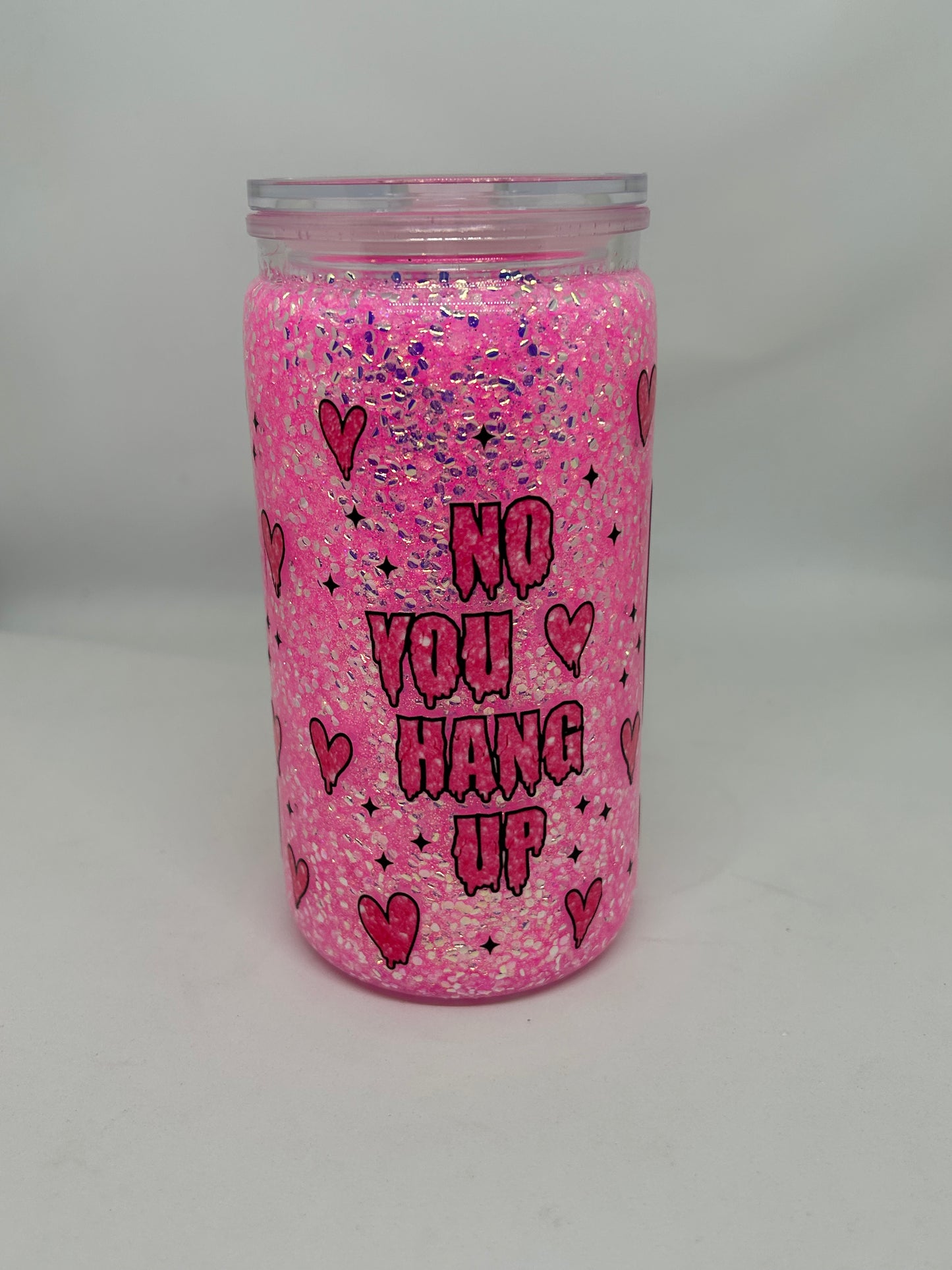 16oz Pink Glow in the Dark - Scream