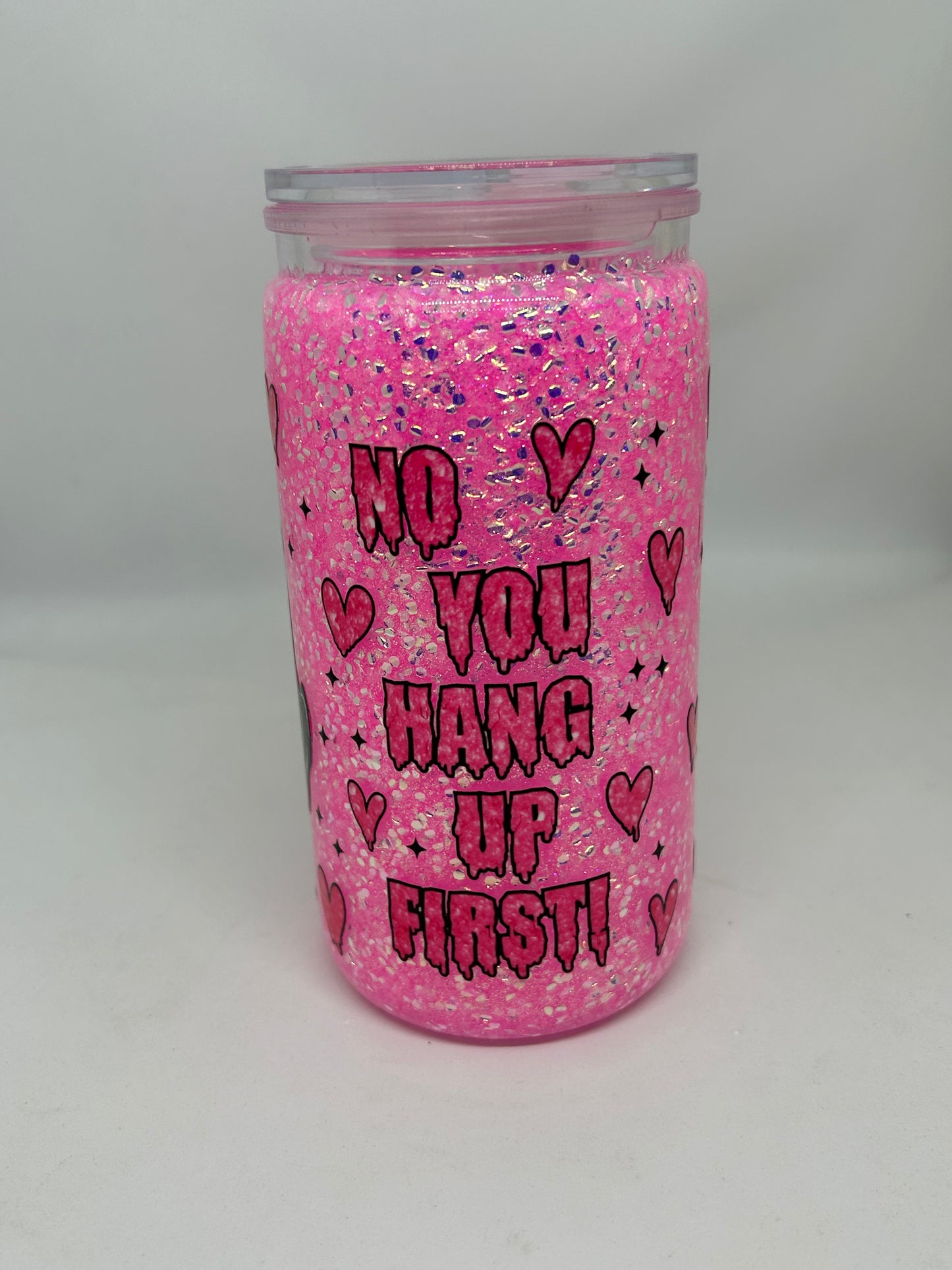 16oz Pink Glow in the Dark - Scream