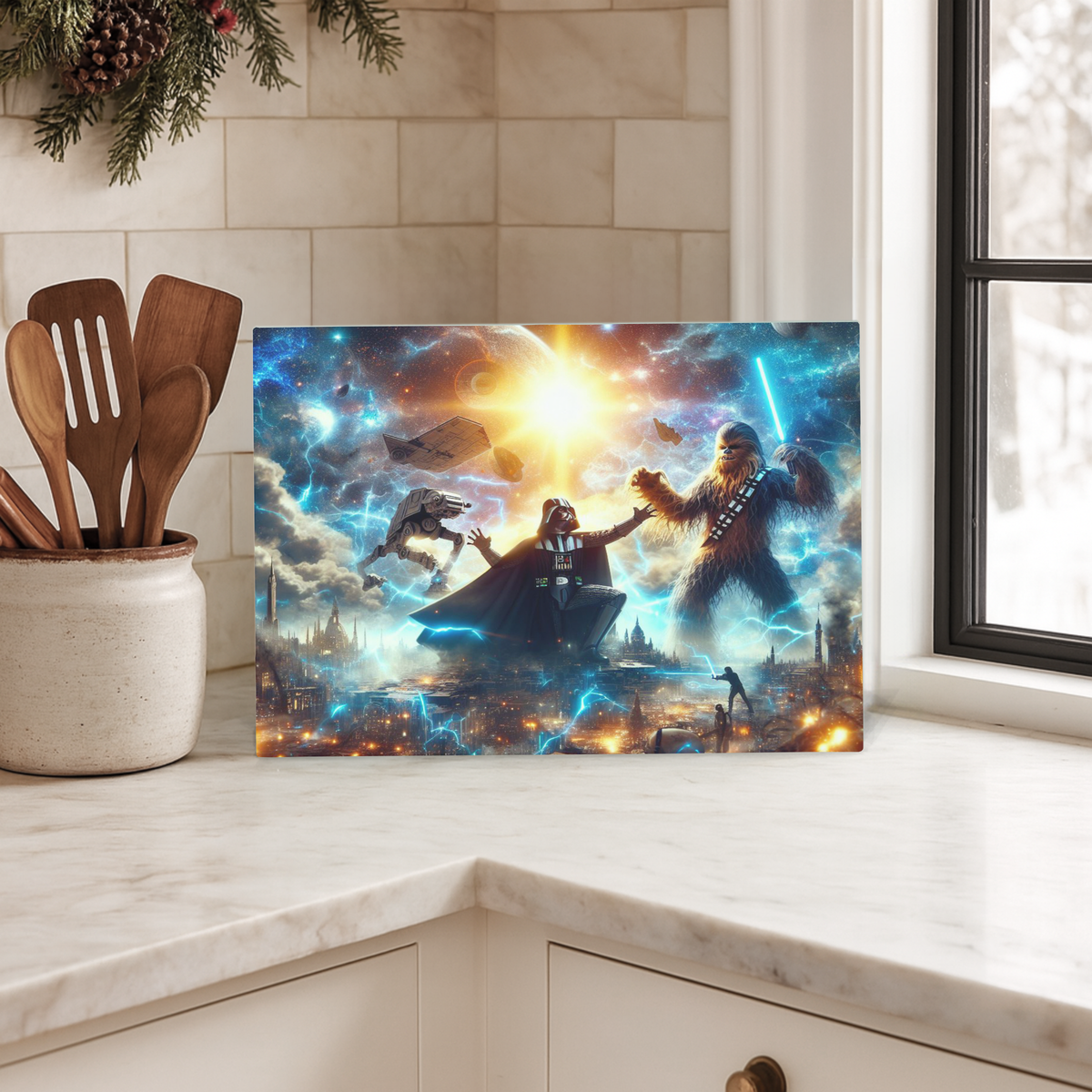 Space Wars Chopping Board