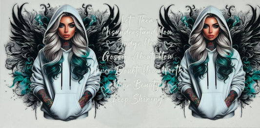White Jumper Tattoo Girl