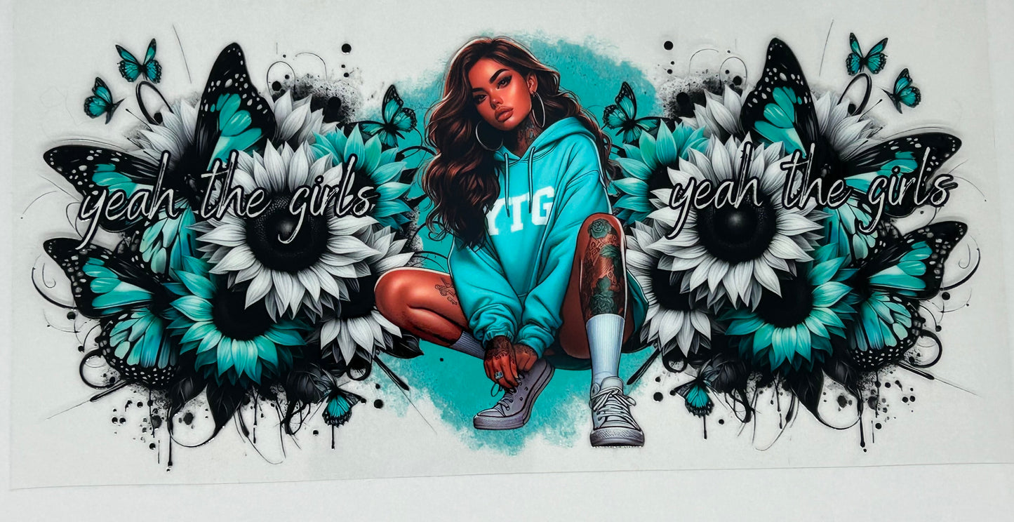 Aqua Tattoo Girl