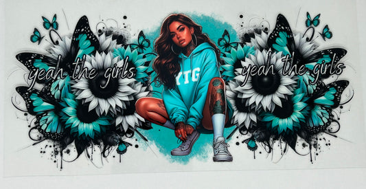 Aqua Tattoo Girl