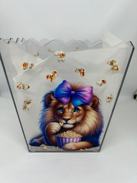 Lion popcorn Bucket