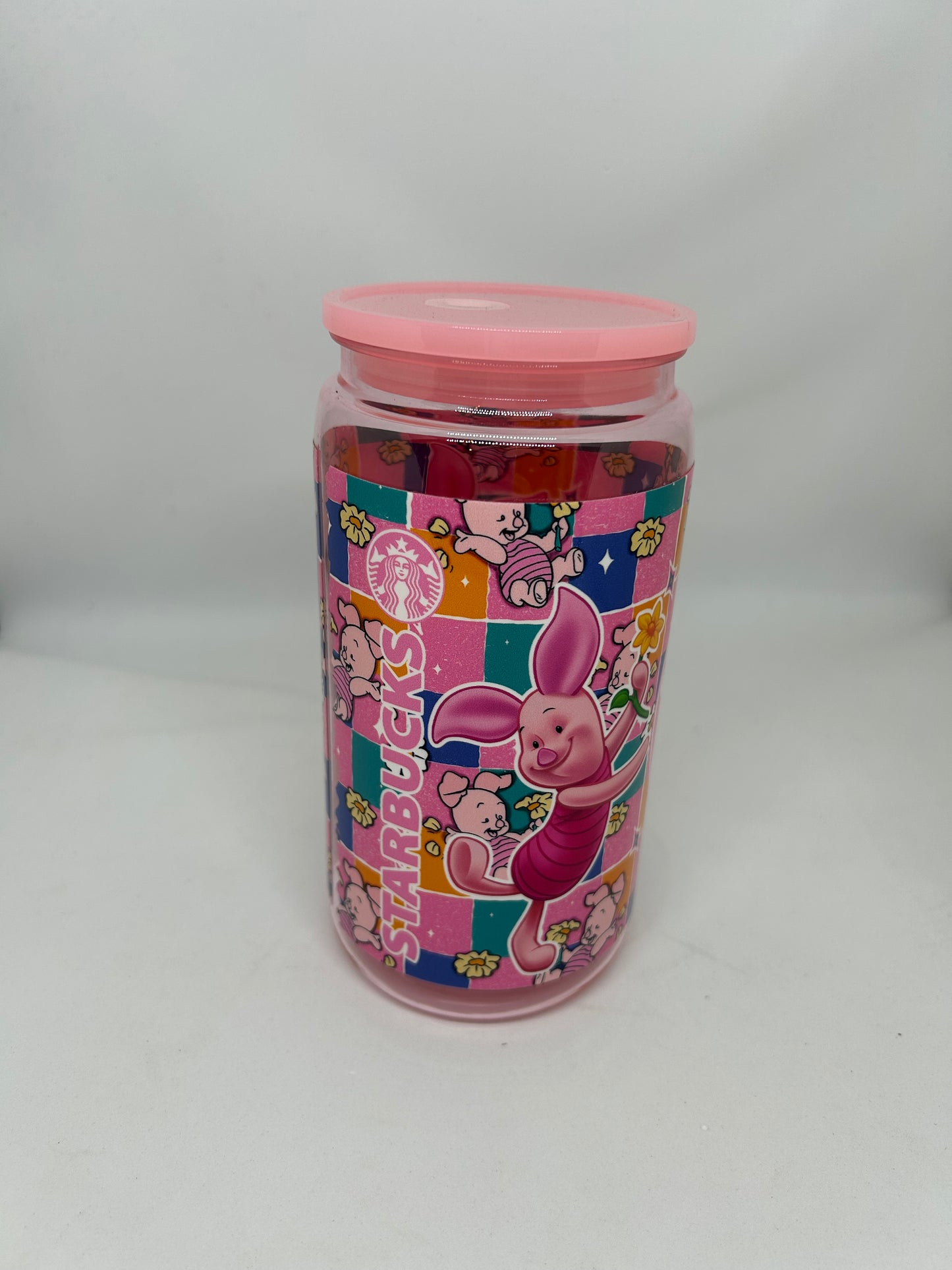 16oz Single Wall Acrylic Tumbler - Piglet