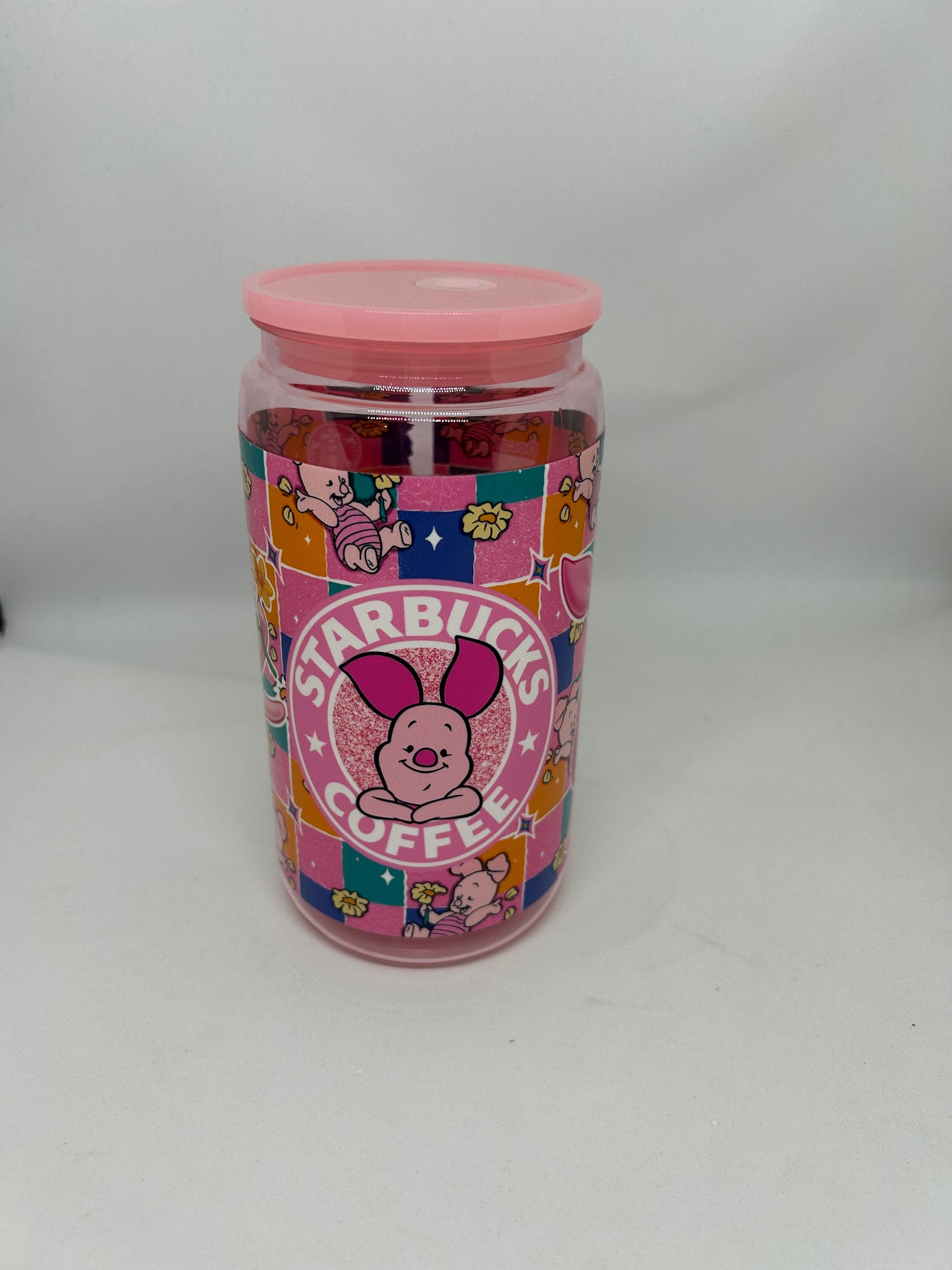 16oz Single Wall Acrylic Tumbler - Piglet