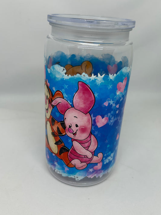 16oz Single Wall Acrylic- Winnie & Friends