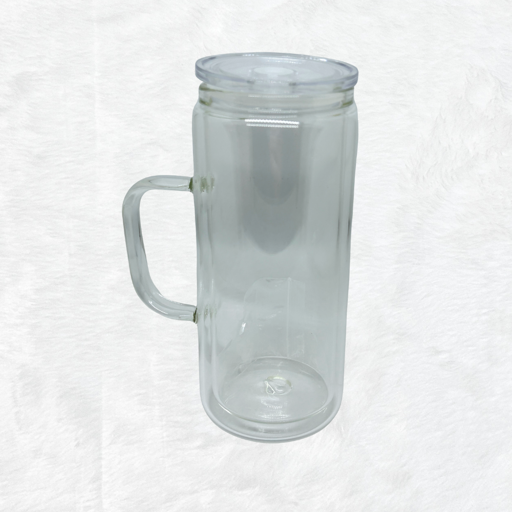 20oz Glass Handle Snowglobe