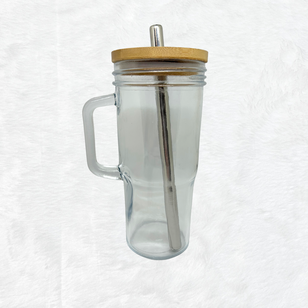 30oz Single Glass handle cup