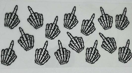Middle Finger Skeleton Hands