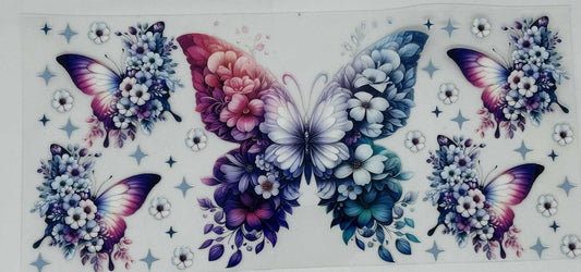 Rainbow Flower Butterfly