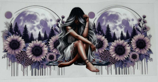 Purple Moons - Tattoo Girl