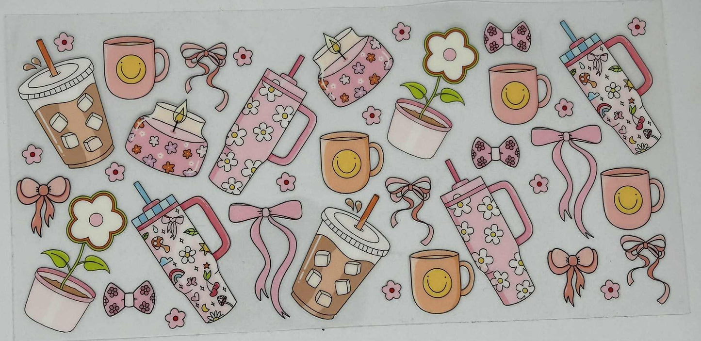 Pink, Yellow - Tumblers & Cups
