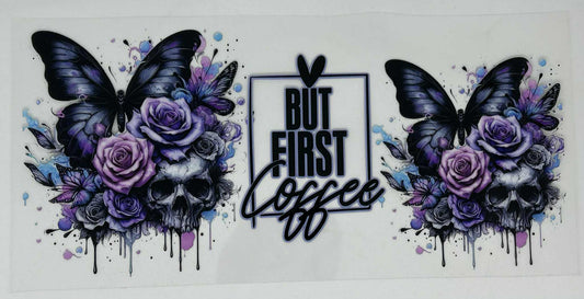 Purple Butterflies, Butterflies First Coffee