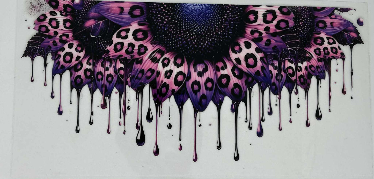 Dripping Pink Leopard Sunflowers