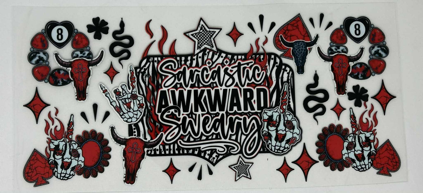 Sarcastic, Awkward, Sweary