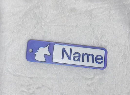 Unicorn Name Tag
