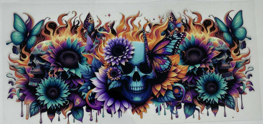Blue Skull Multi-Colour Sunflowers